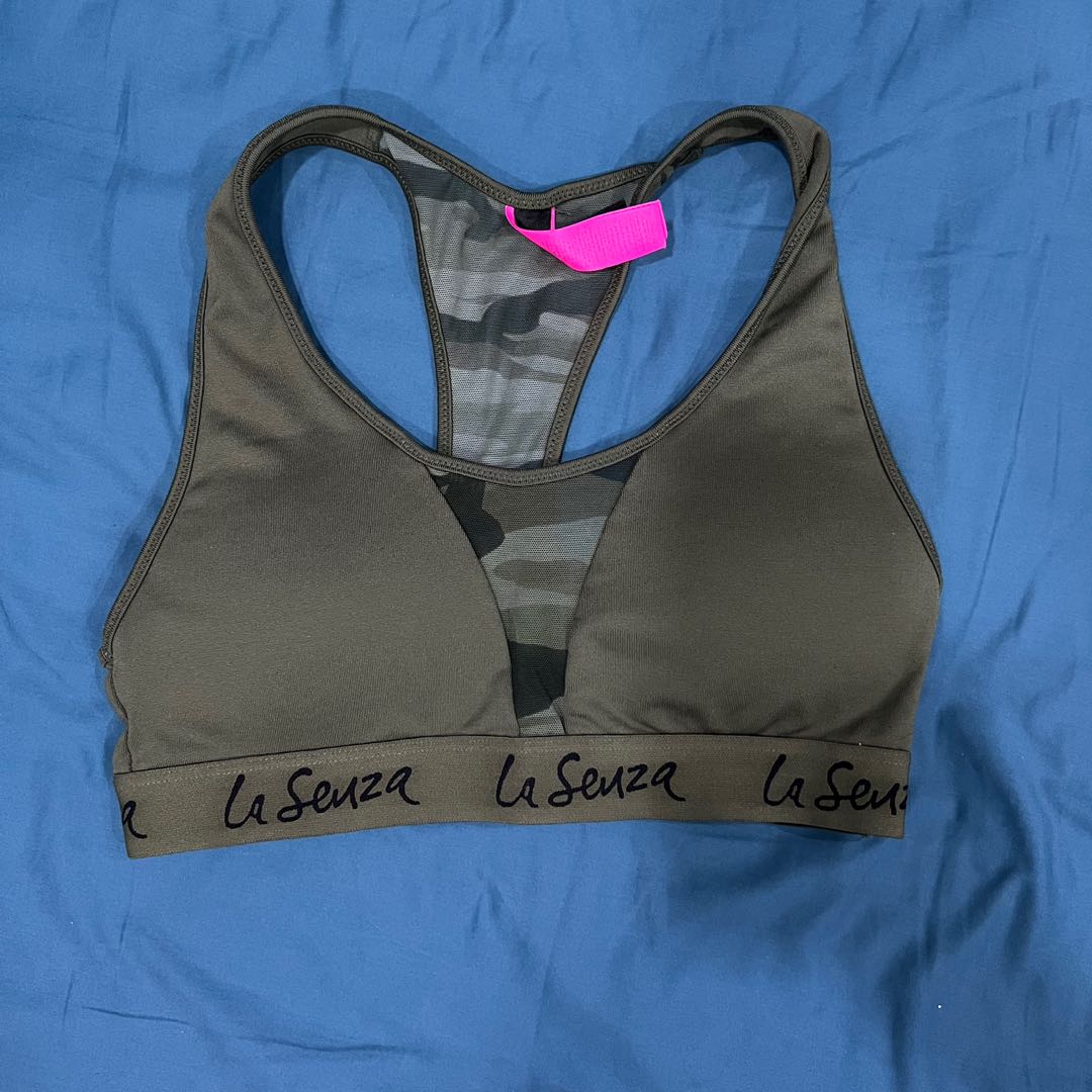 La Senza Army Sports bra, Women's Fashion, Activewear on Carousell