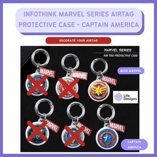 Affordable luggage tag captain america For Sale