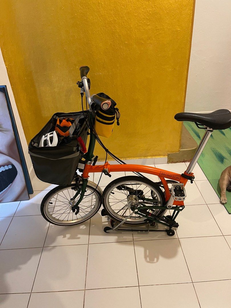 Like new Brompton MR6 bicycle for sale