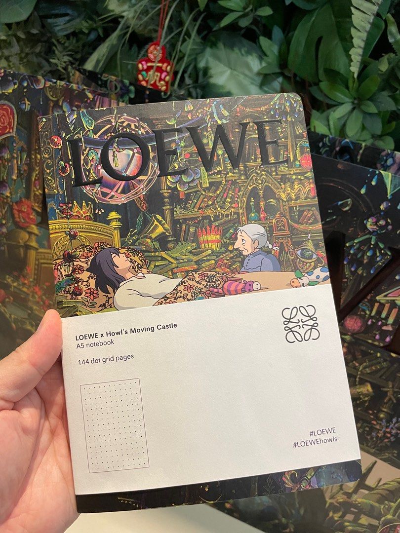 Loewe x Howl’s Moving Castle limited collaboration 2023 notebook, Hobbies & Toys, Stationery