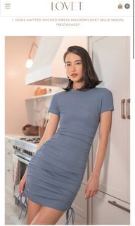 Lovet Ixora Knitted Ruched Dress