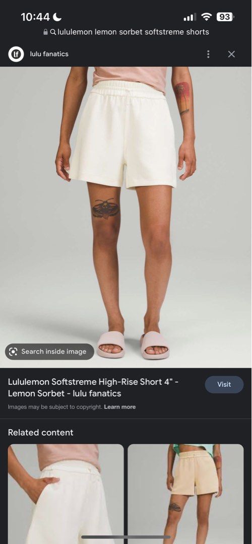 Lululemon Softstreme High-Rise Pant - Lemon Sorbet - lulu fanatics