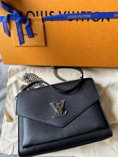 Mylockme Chain Bag Lockme Leather in Beige - Handbags M56137