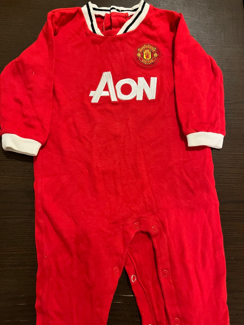 Manchester United sleepsuit baby