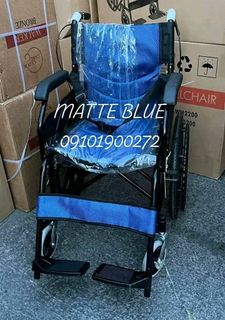MATTE BLUE WHEEL CHAIR