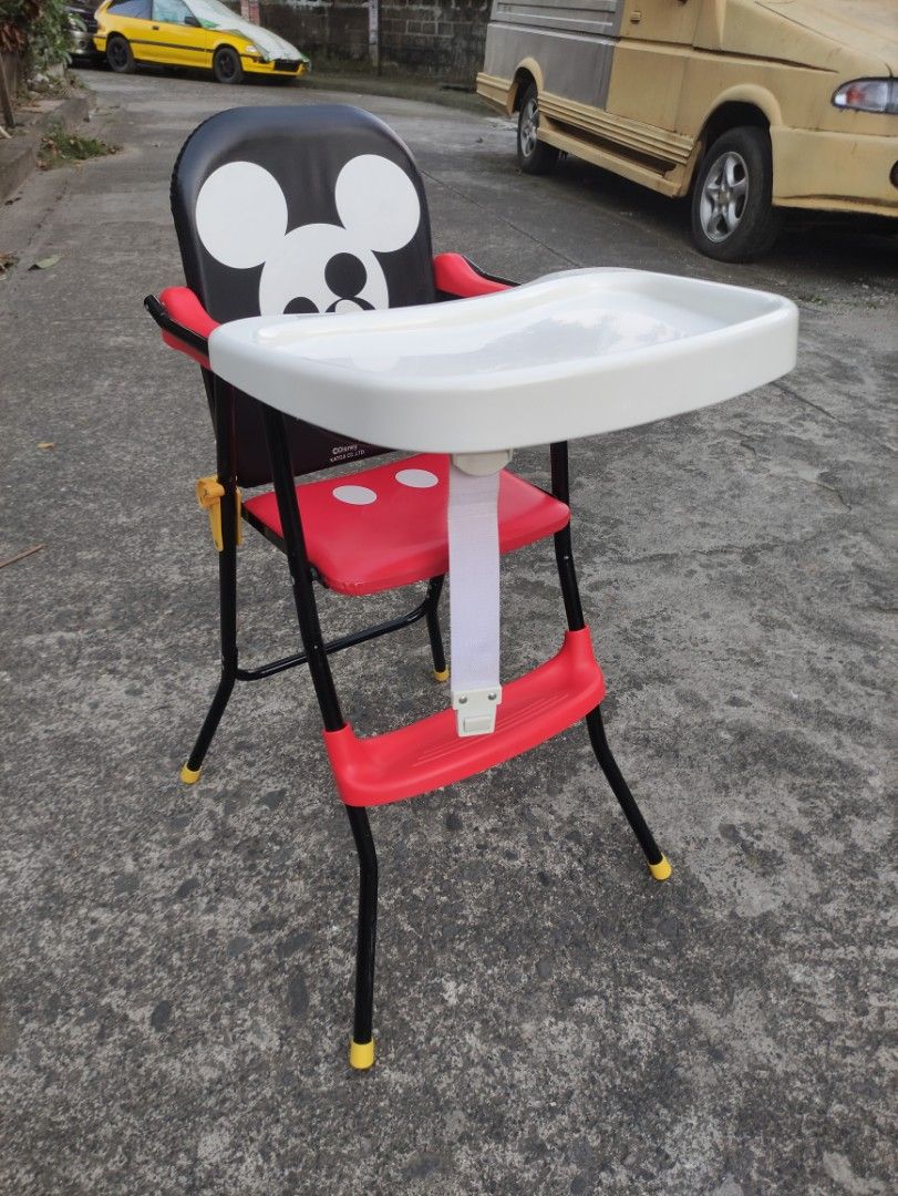 Mickey Baby High Chair JAPAN, Babies & Kids, Nursing & Feeding, Baby