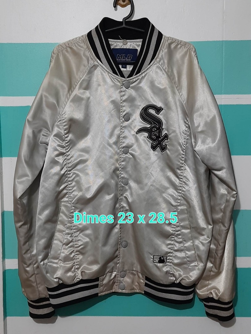 Chicago Satin Varsity Jacket 新品-