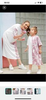 free post mom daughter matching dress ibu anak
