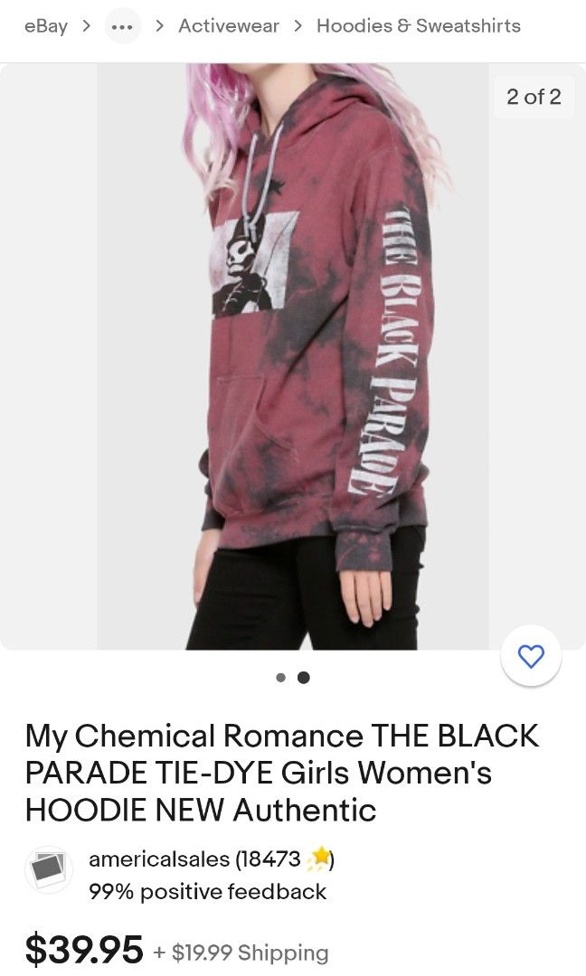 My Chemical Romance The Black Parade Tie dye hoodie Men s Fashion