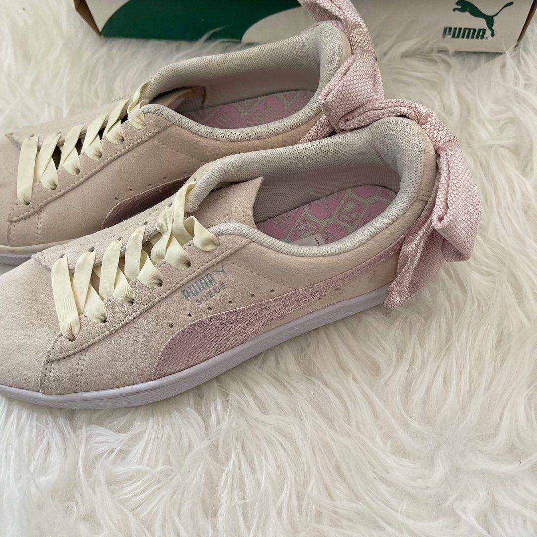 Puma suede bow hexamesh shop