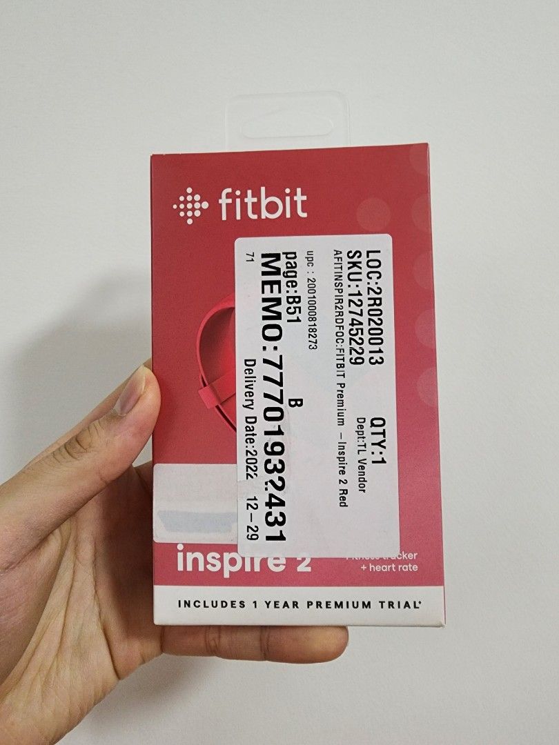 Fitbit inspire red outlet