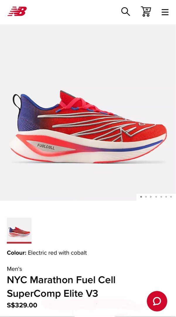 New balance NYC Marathon Fuel Cell SuperComp Elite V3, Men's Fashion, Footwear, Sneakers on 