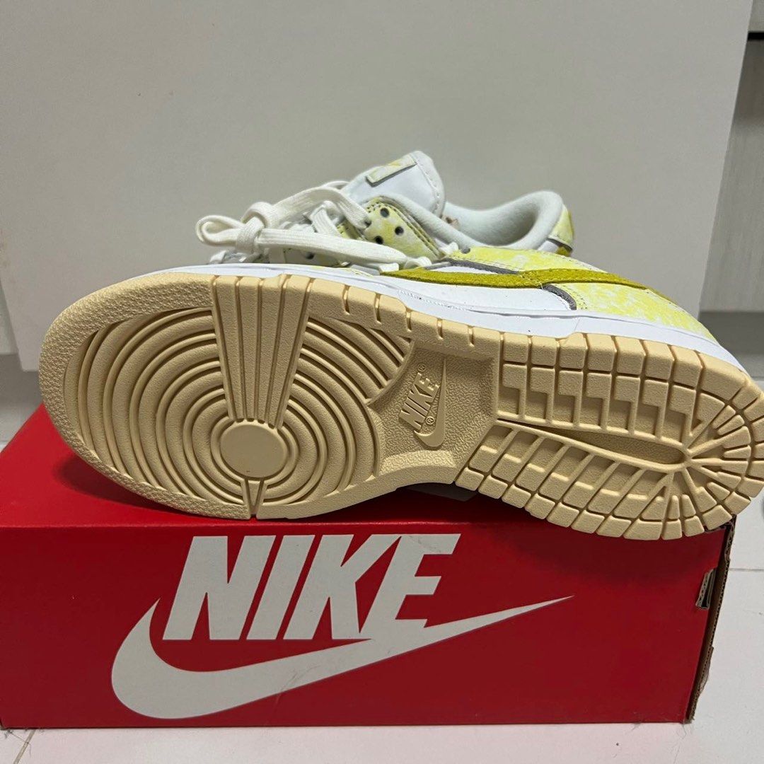 Nike Dunk Low Yellow Strike, Women's Fashion, Footwear, Sneakers on