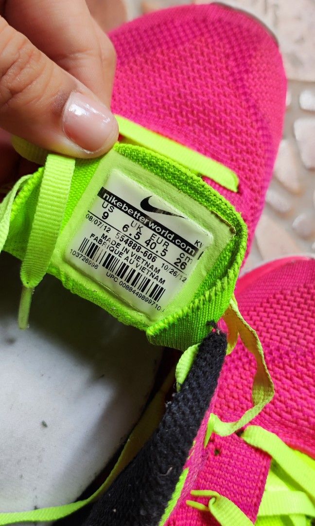 Neon green nike shoes womens on sale