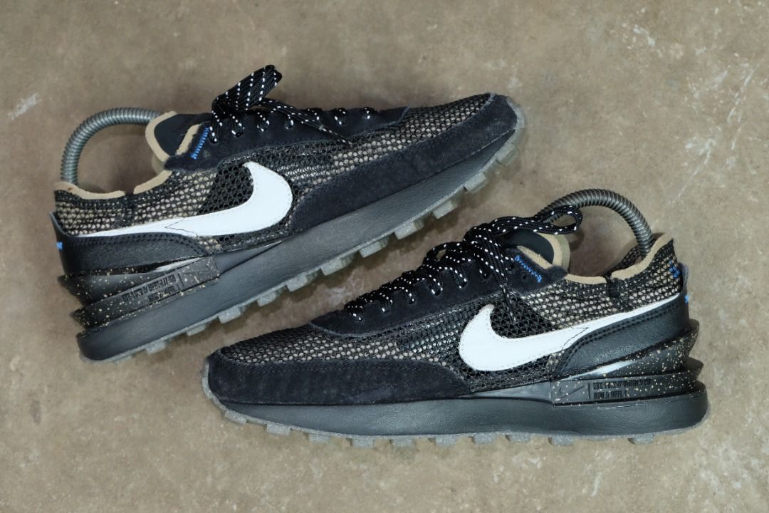 Nike Waffle One Black/Iron Grey, Men's Fashion, Footwear, Sneakers
