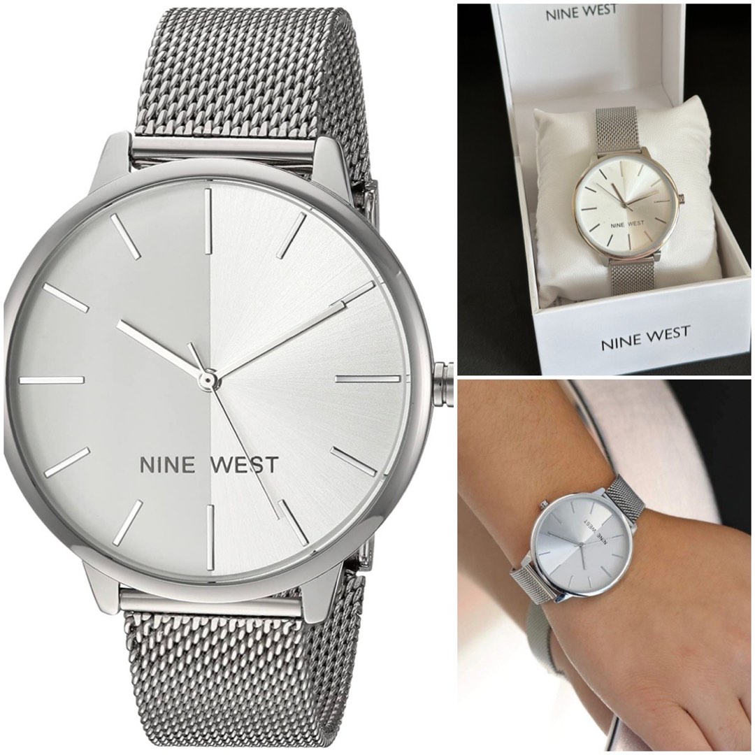 Nine west cheap watches silver