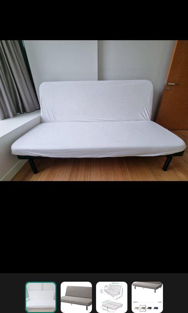 NYHANIM IKEA Queen Size Folding Sofa Bed, Furniture & Home Living