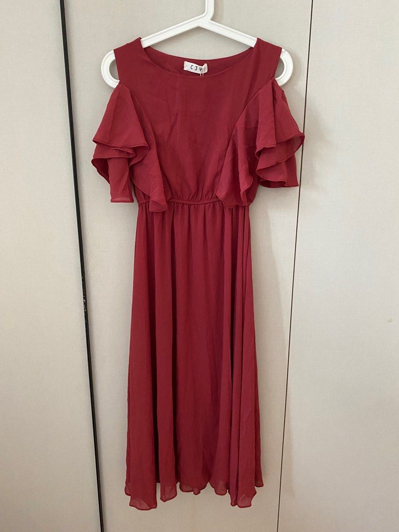Chiffon dress new arrivals off shoulder