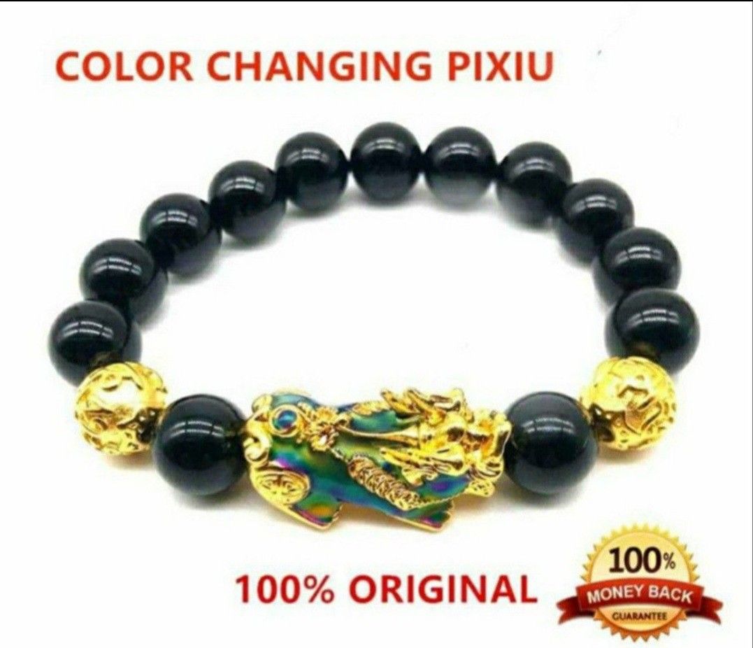 Original 3D Color Changing Lucky Charm Pixiu Piyao Bracelet