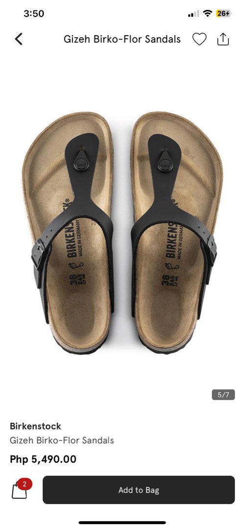Birkenstock size 2025 comparison