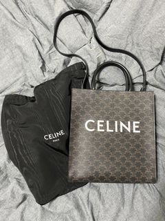 Celine Small Boston Bag White Triomphe Canvas Calfskin – Coco Approved  Studio