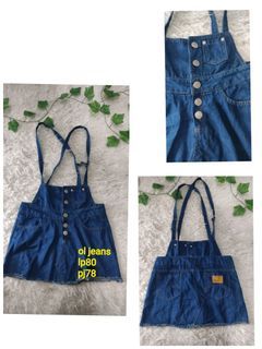 Overall rok jeans Thrifting