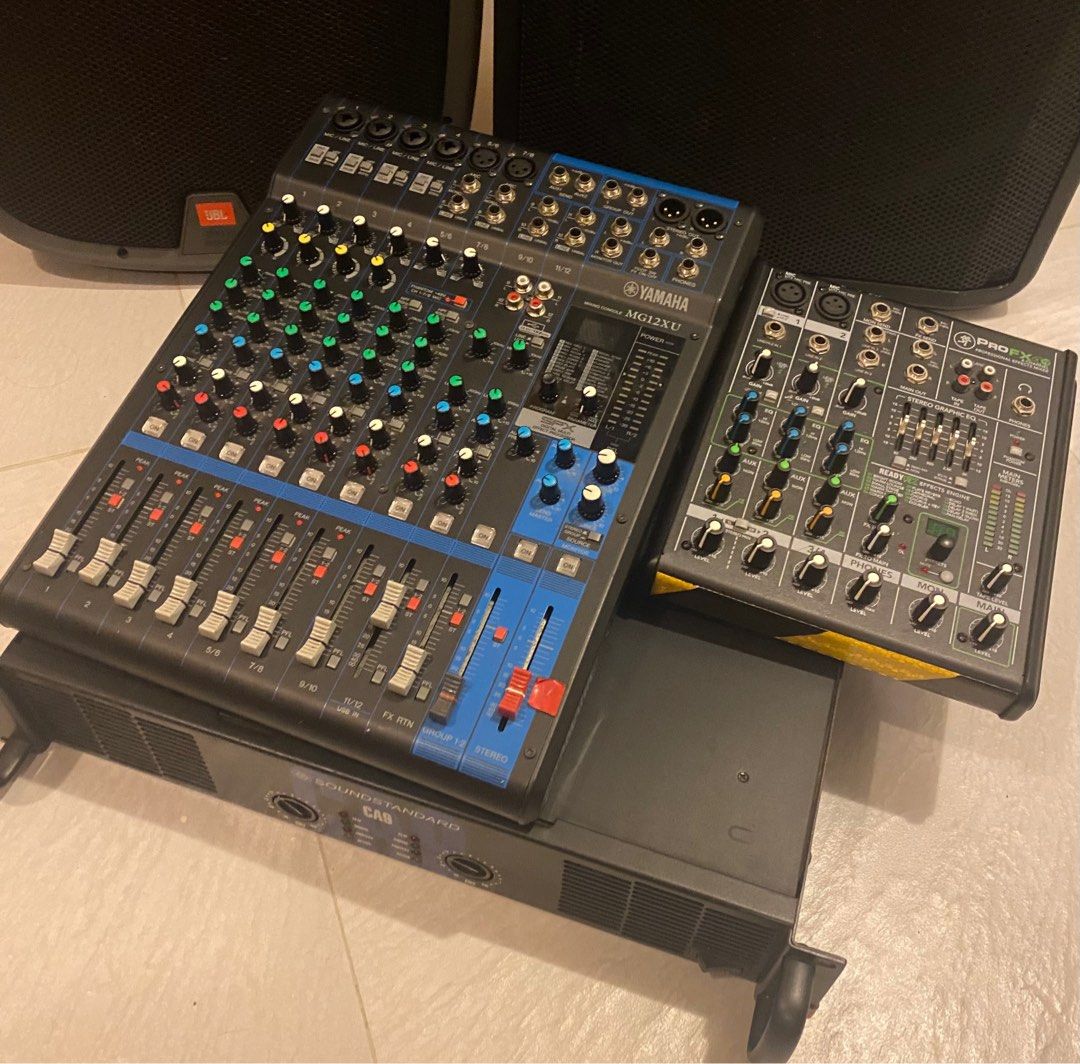 PA Sound System Full set, 音響器材, Soundbar、揚聲器、藍牙喇叭、耳擴 Carousell