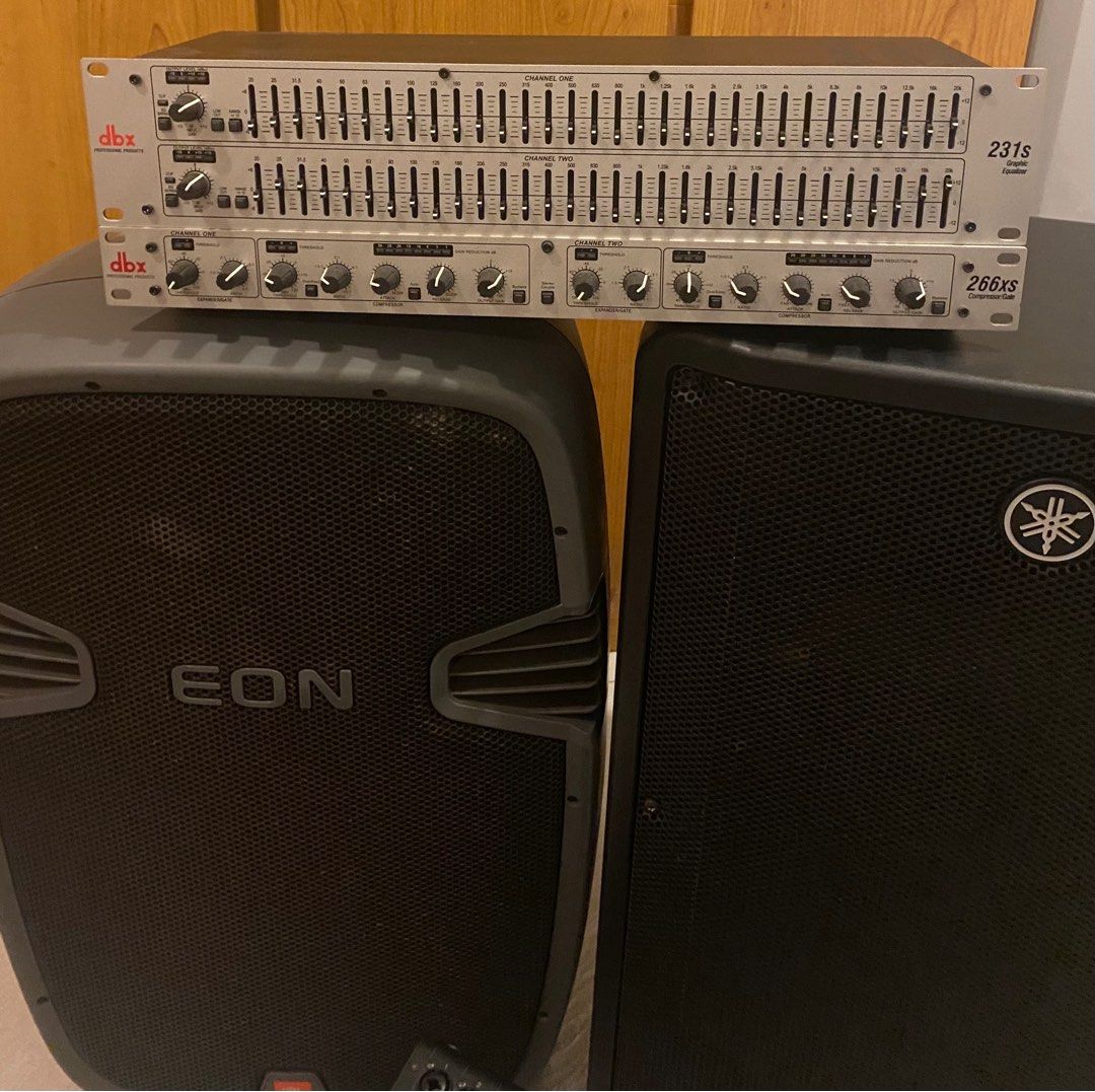 PA Sound System Full set, 音響器材, Soundbar、揚聲器、藍牙喇叭、耳擴 Carousell