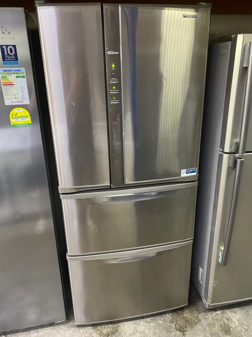 Panasonic 3Ticks 4Doors Bottom Freezer Fridge, 512L, TV & Home