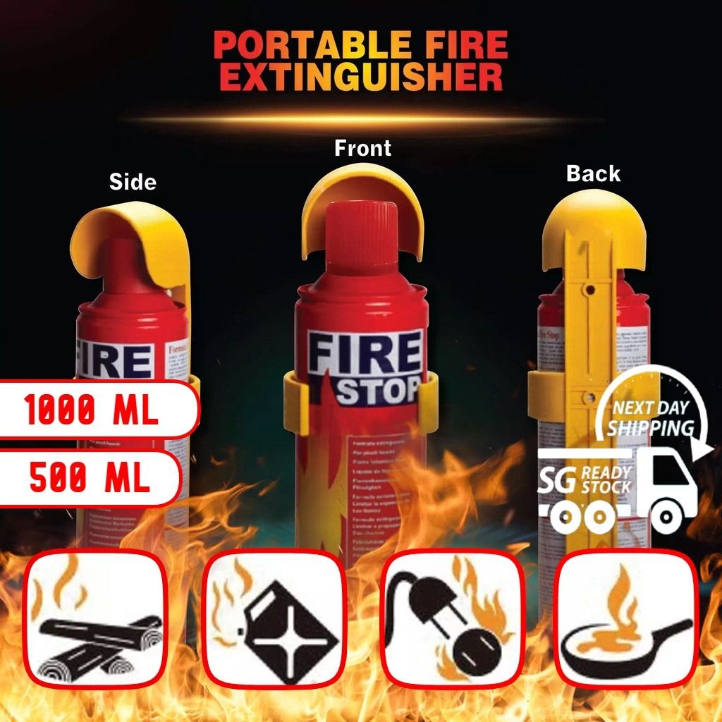 Portable Fire Extinguisher/ Small Fire Extinguisher/ Emergency Fire ...