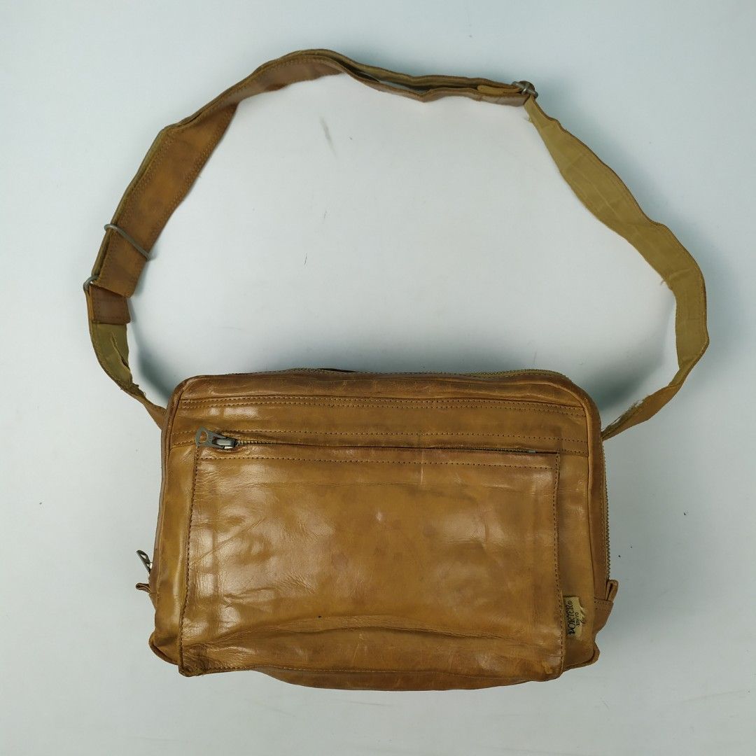 Porter leather shop sling bag