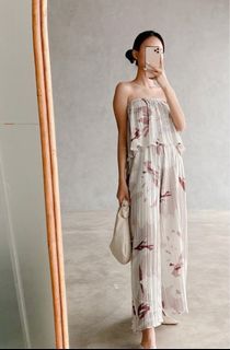 Posh the label Leslie nude pink jumpsuit