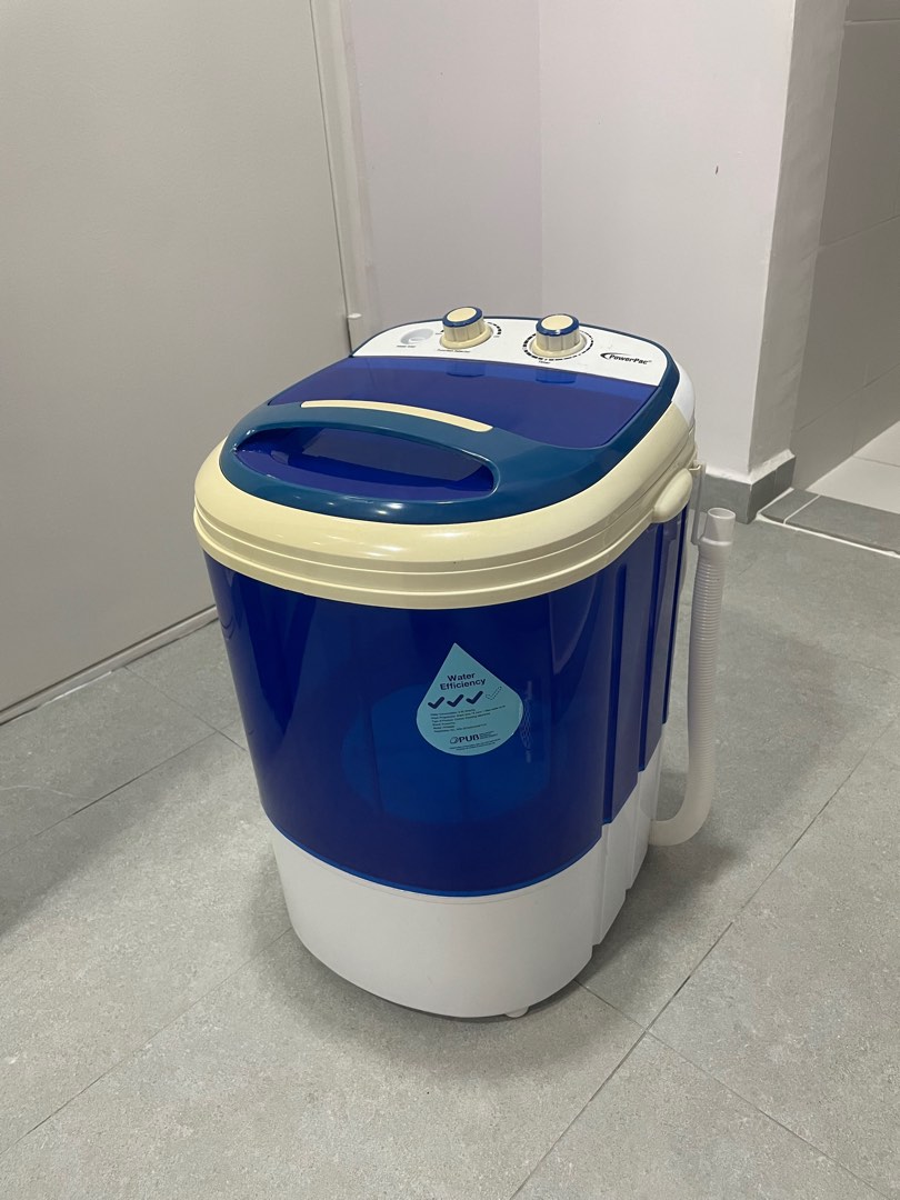 PowerPac mini washing machine, TV & Home Appliances, Washing Machines and Dryers on Carousell