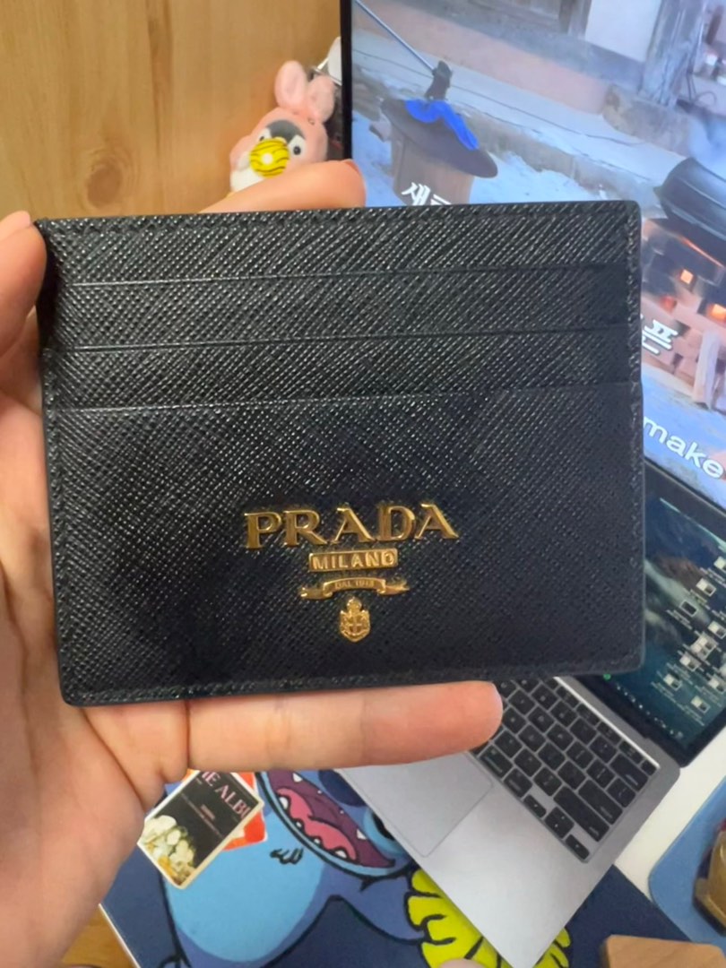 Prada Card Holder, Women's Fashion, Bags & Wallets, Wallets & Card Holders on Carousell