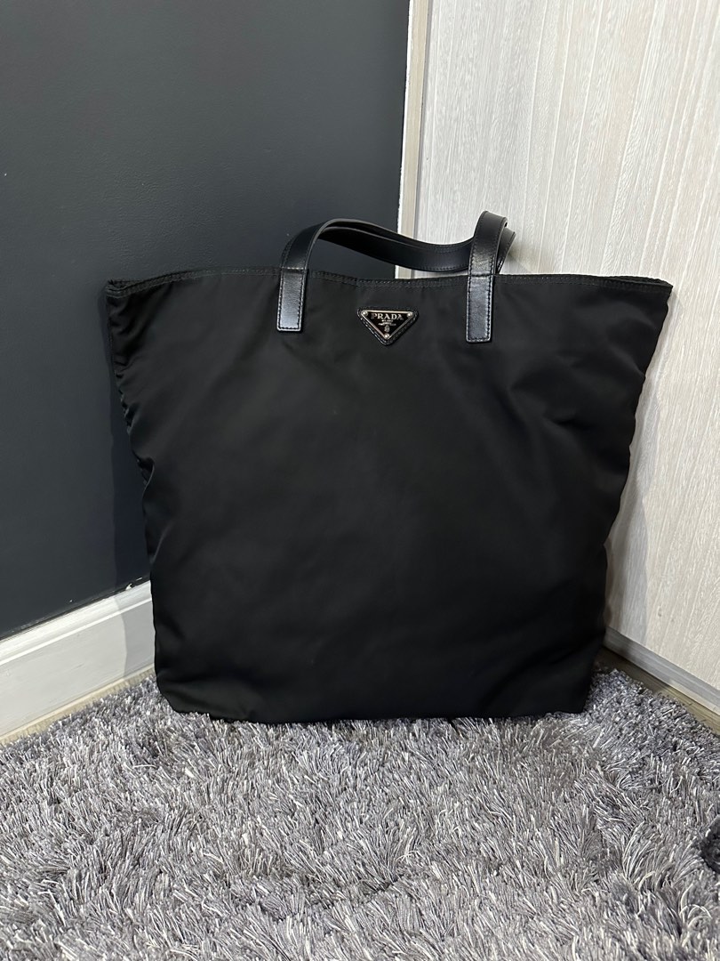 Prada Nylon Tote Bag, Luxury, Bags & Wallets on Carousell