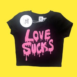 Princess polly love sucks tee size 8 new with tags