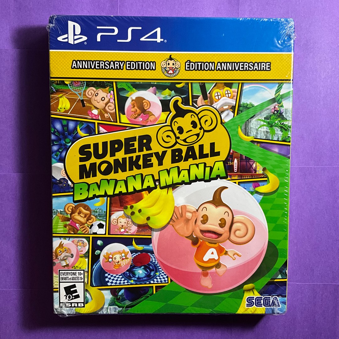 PS4 Super Monkey Ball Banana Mania (Anniversary Edition), Video Gaming ...