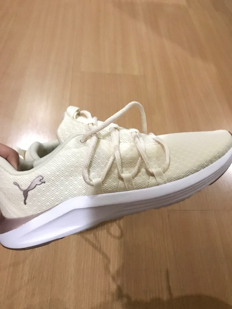 PUMA Prowl Knit Shoes Cream Training Shoes Jogging shoes Women s