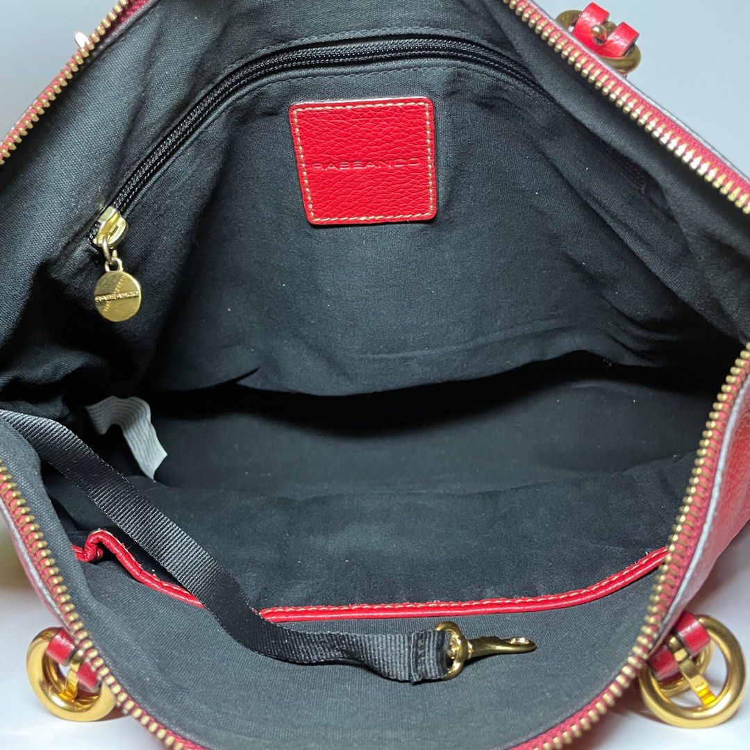 Rabeanco Red Sling Bag, Luxury, Bags & Wallets on Carousell