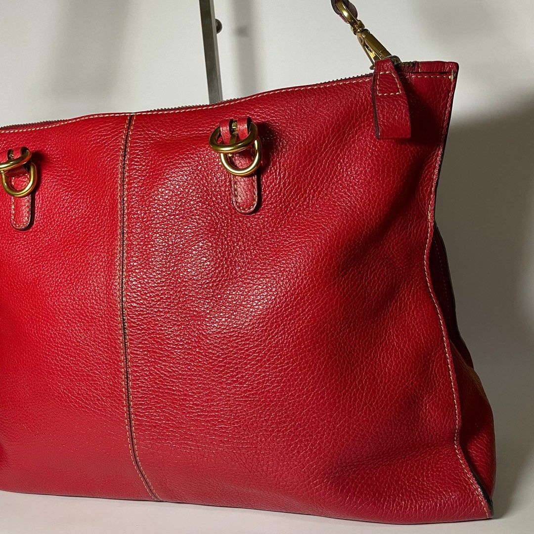 Rabeanco Red Sling Bag, Luxury, Bags & Wallets on Carousell