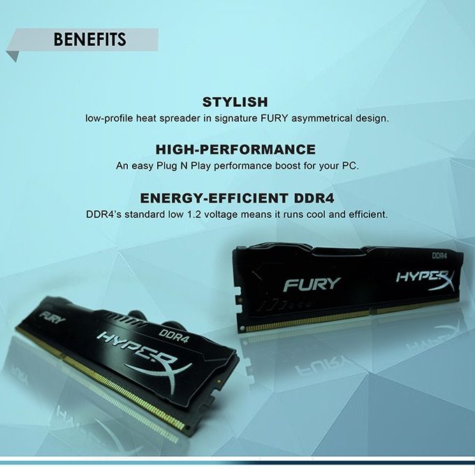 Hyperx fury 4gb online ddr4 2400mhz