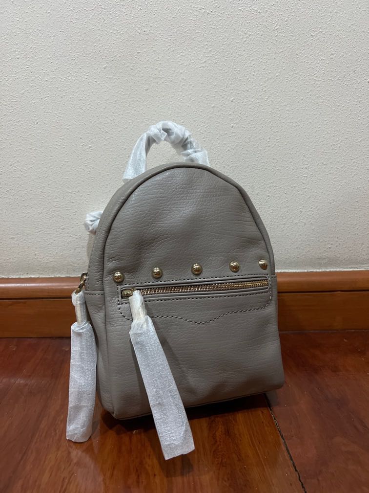 Rebecca Minkoff Madison SM Backpack in Taupe Luxury Bags Wallets on Carousell