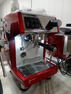 RED COLOR DUAL BOILER ESPRESSO MACHINE CRM3200C