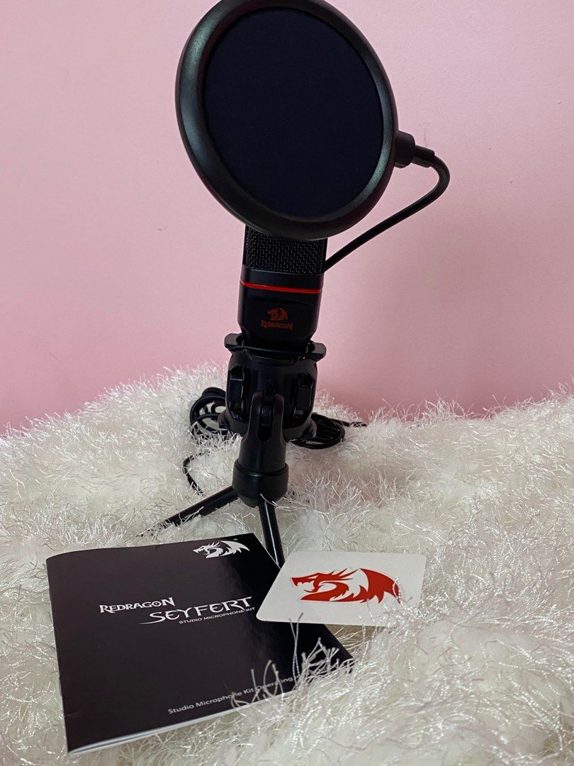 Redragon Microphone GM100 Seyfert, Audio, Microphones on Carousell