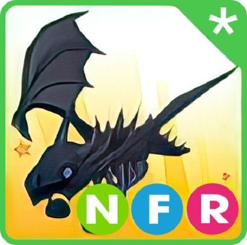 Roblox Adopt Me NFR (Neon Fly Ride) Shadow Dragon, Video Gaming, Gaming