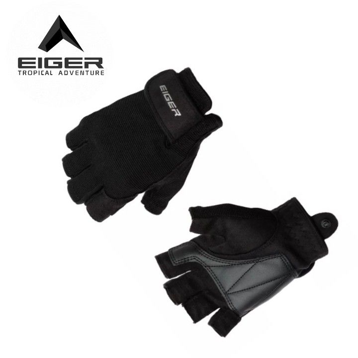 ❌ HABIS ❌ Sarung Tangan Motor EIGER New Basic Half Glove Riding