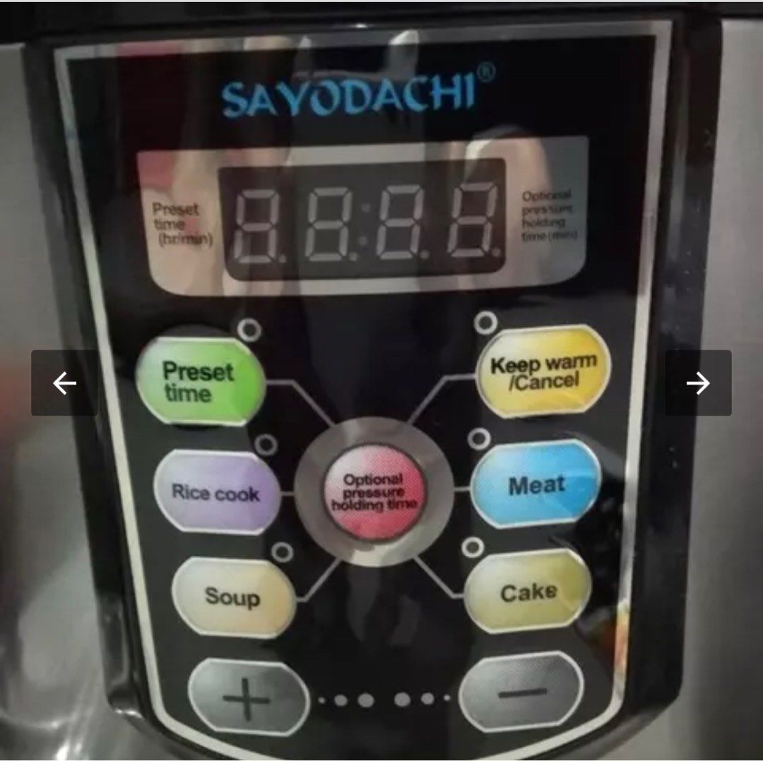 BUY 1 GET 1 FREE SAYODACHI ELECTRIC PRESSURE COOKER