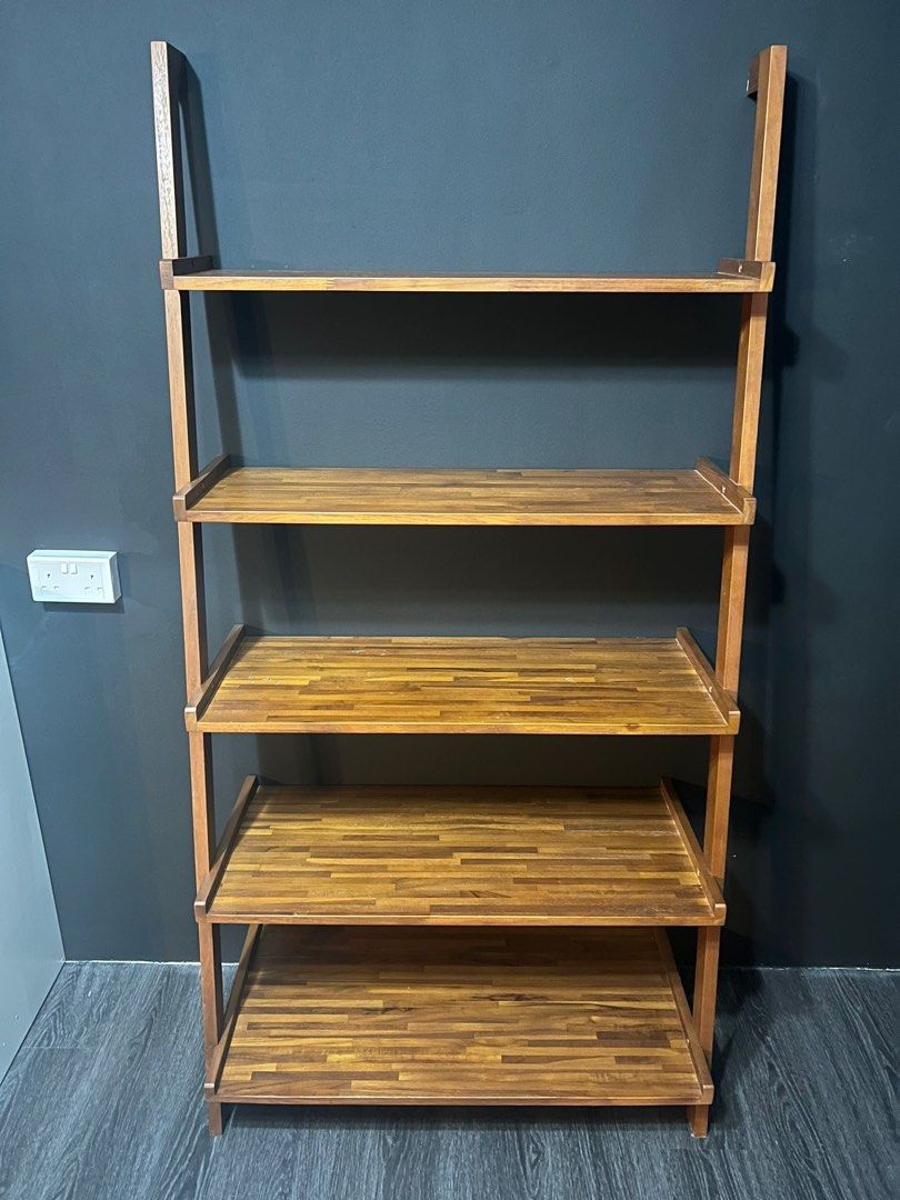 SCANTEAK ladder display shelf, Furniture & Home Living, Furniture