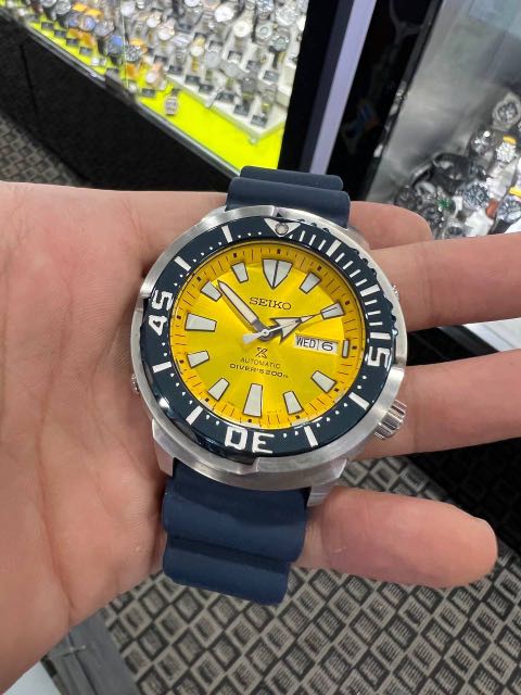 Seiko baby tuna yellow store