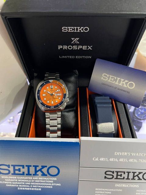 Seiko orange turtle limited edition deals review